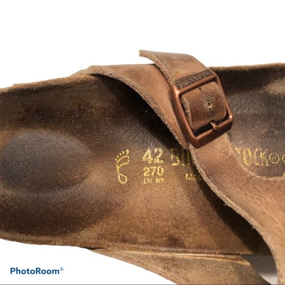 birkenstock gizeh tobacco brown